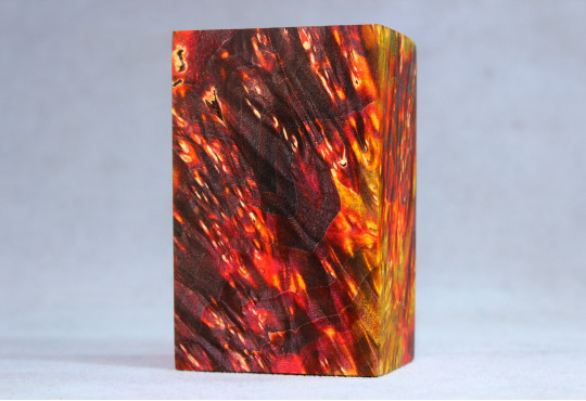 Stabilized Maple Burl Wood Mod Block